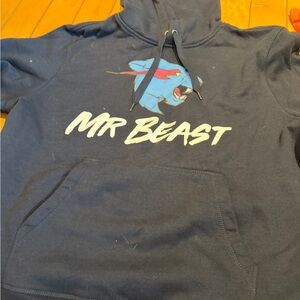 Mr. Beast Charcoal Hoodie. Excellent used condition men’s X